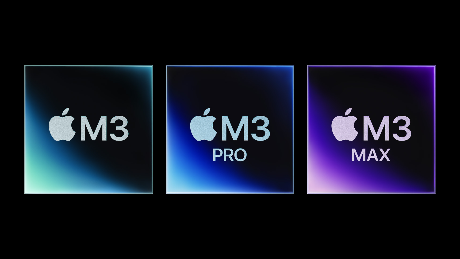 Por primera vez, Apple presenta tres chips a la vez: M3, M3 Pro y M3 Max, los chips más avanzados jamás construidos para un ordenador personal.