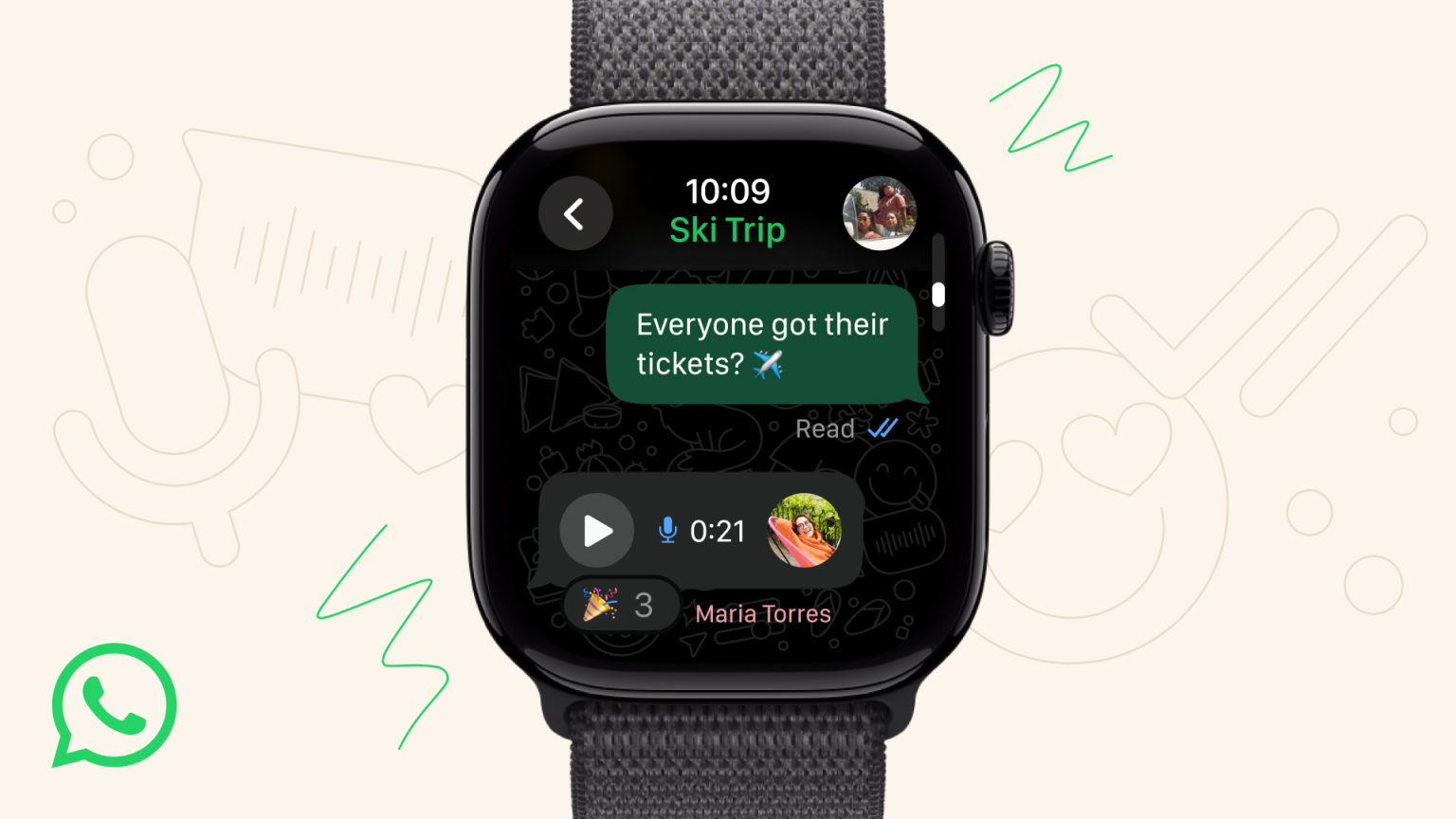 WhatsApp lanza su aplicación oficial para Apple Watch