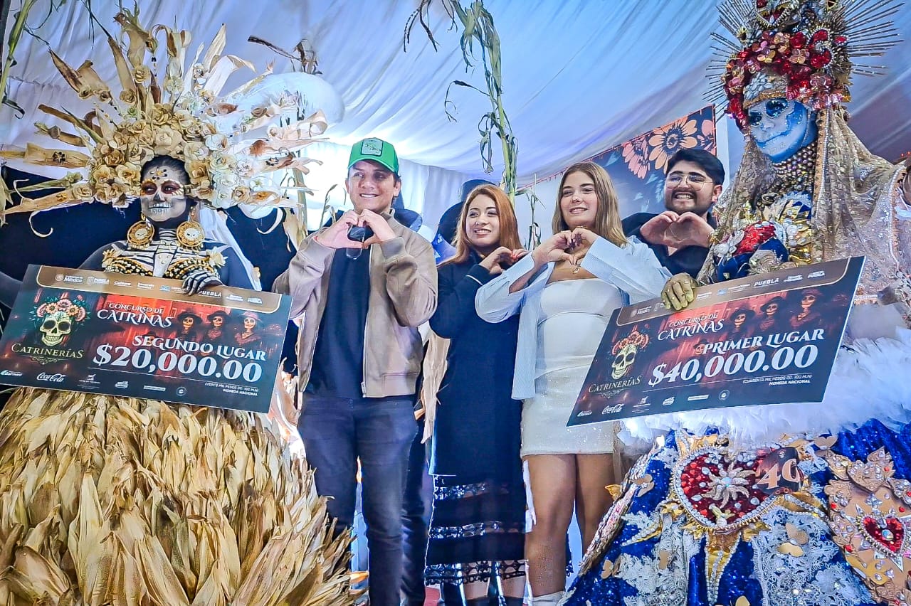 Talento y tradición brillan en Concurso de Catrinas