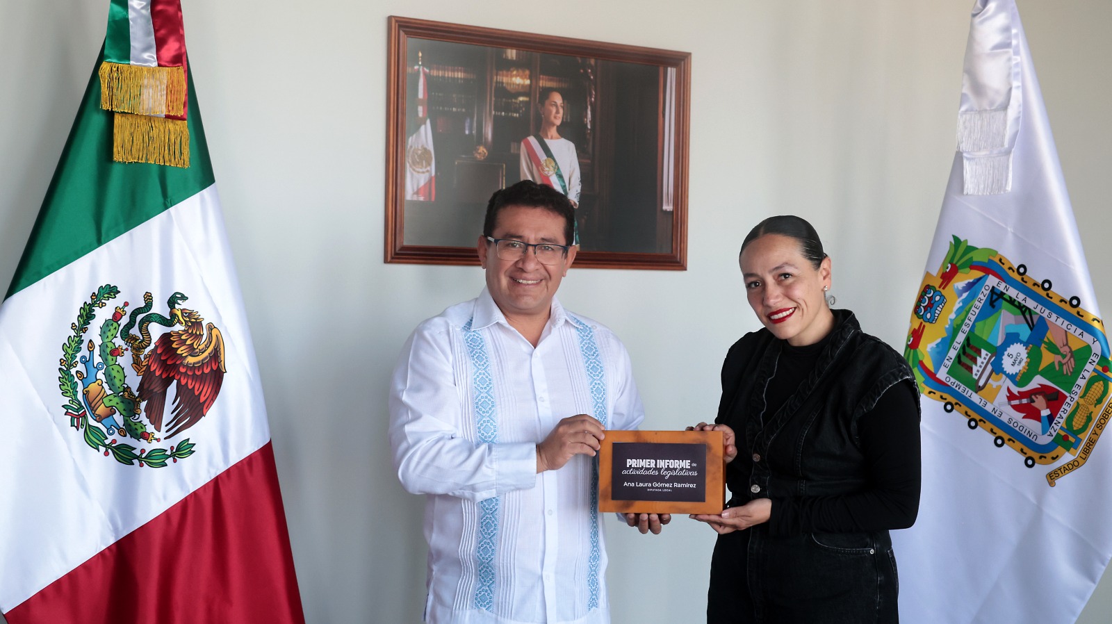 Diputada Ana Laura Gómez presenta primer informe legislativo