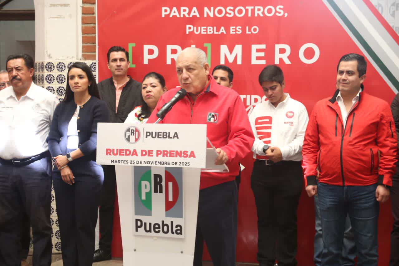 PRI Puebla critica represión e inseguridad en recientes protestas