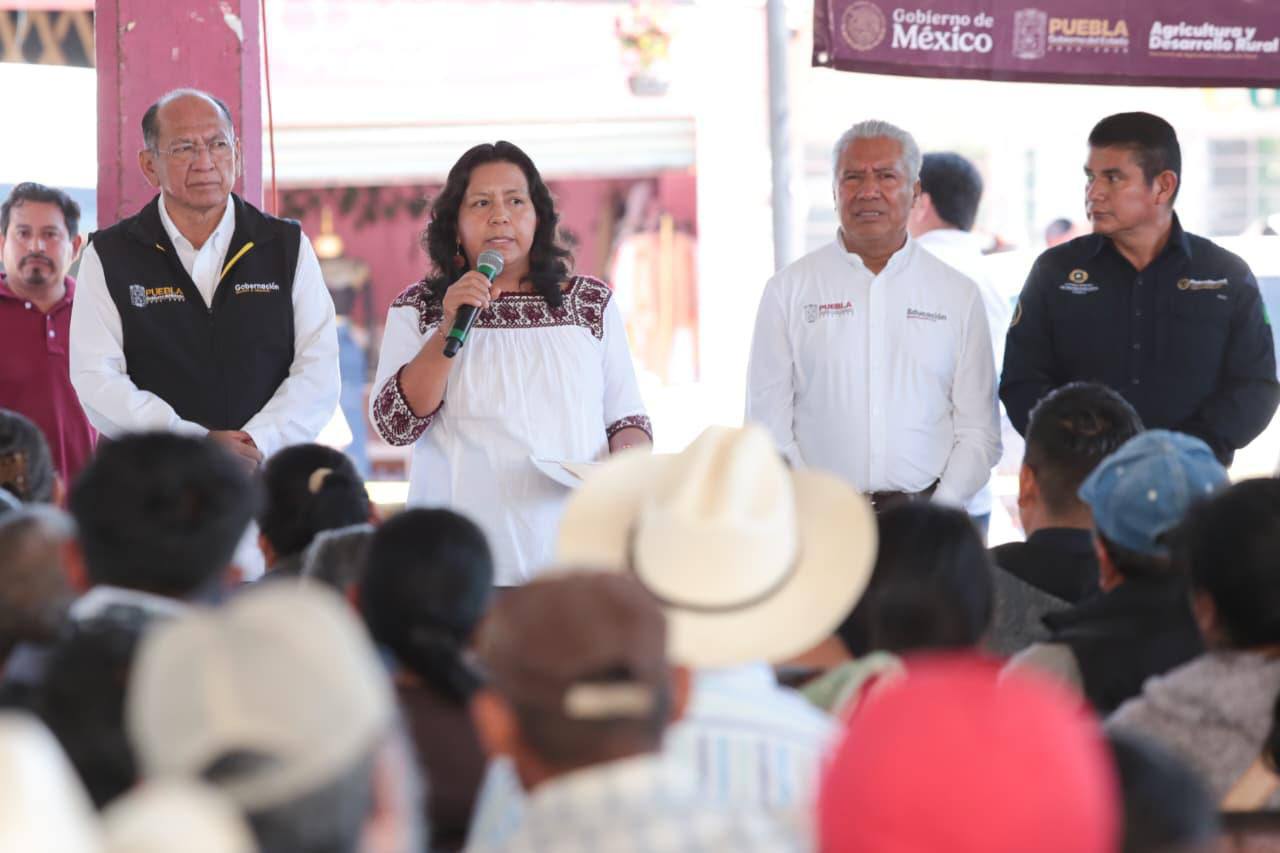 Apoyo solidario a productores poblanos afectados por lluvias