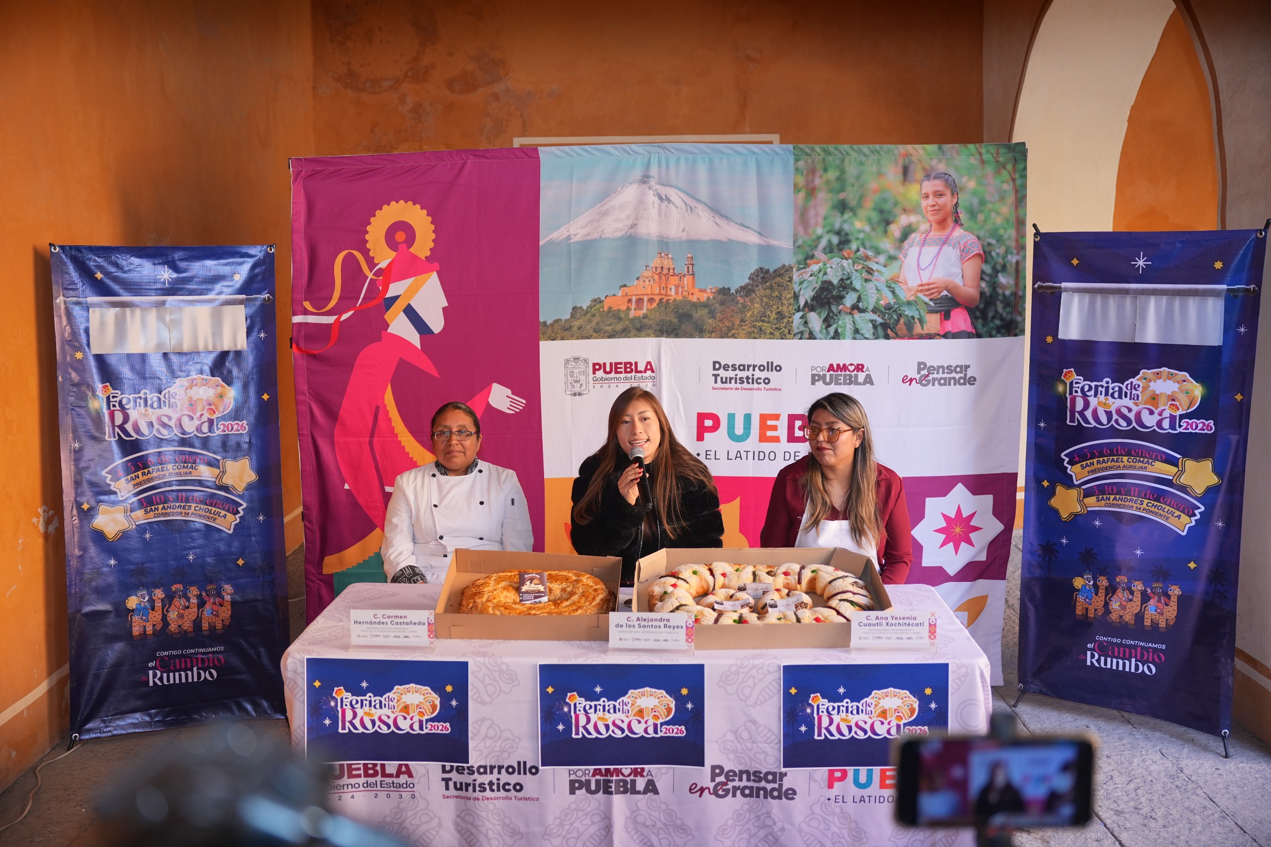 Presentan octava Feria de la Rosca en San Rafael Comac