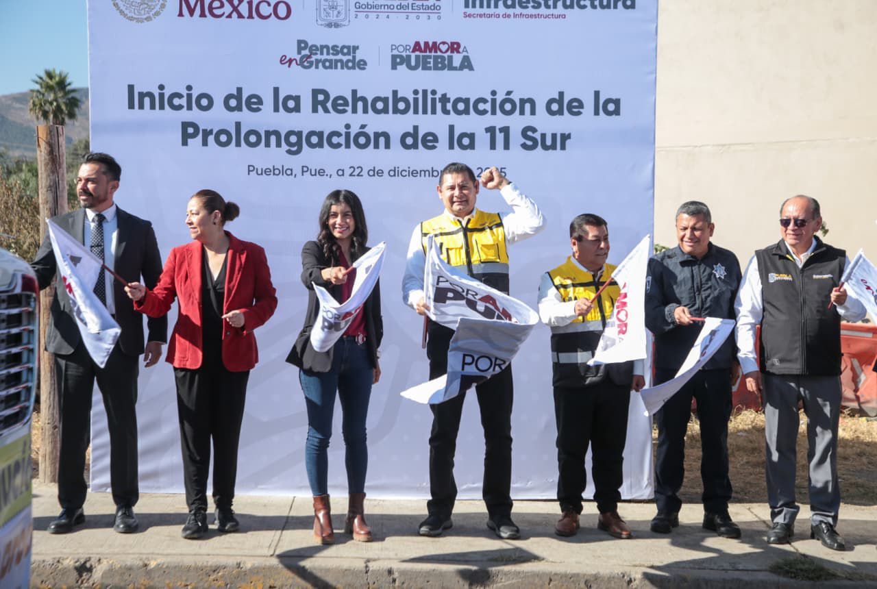 Puebla rehabilita 33 vialidades con asfalto donado por PEMEX